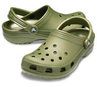 Clog CROCS "Classic", Gr. 42, grün (khaki, army grün), Croslite™, Schuhe Clog, Sommerschuh, Gartenschuh, Poolslides, mit typischem Logo (82633168-42) khaki, army grün