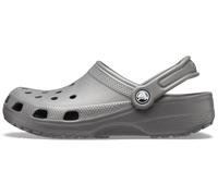 Clog CROCS "Classic", Gr. 45, grau, Croslite™, Schuhe Clog, Sommerschuh, Gartenschuh, Poolslides, mit typischem Logo (15311454-45) grau