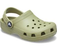 Clog CROCS "Classic K", Jungen, Gr. 32, Croslite™, beige (tac grün), unifarben, Schuhe Clog, Sommerschuh, Hausschuh, Badeschuh mit schwenkbarem Fersenriemchen (81663253-32) tac grün