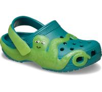 Clog CROCS "Classic", Mädchen, Gr. 25, deep dive, Croslite™, kontrastfarbene Details, Schuhe Clog, Sommerschuh, Hausschuh mit schwenkbarem Fersenriemen (40199624-25) deep dive