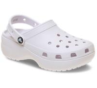 Clog CROCS "Classic Platform Clog W", Damen, Gr. 41, grape ice, Croslite™, Schuhe Clog, Sommerschuh, Schlappen, Hausschuh, trendige Plateausohle (34404831-41) grape ice