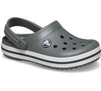 Clog CROCS "Crocband Clog" Gr. 24, grau (slate grau), Schuhe, Mädchen, 24, Croslite™, Clog, Sandale, Sommerschuh, Badeschuh mit Lüftungsöffnungen (84599208-24) slate grau