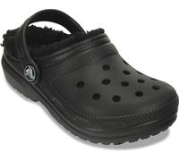 Clog CROCS "Kids Classic Lined Clog", Jungen, Gr. 28, schwarz, Croslite™, Schuhe Clog, Hausschuh, Pantoffel, Schlappen mit Warmfutter (21661868-28) schwarz