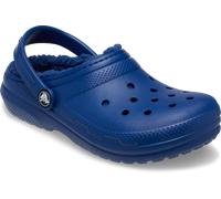 Clog CROCS "Kids Classic Lined Clog", Jungen, Gr. 32, blau (ribbon blau), Croslite™, Schuhe Clog, Hausschuh, Pantoffel, Schlappen mit Warmfutter (18681568-32) ribbon blau
