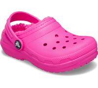 Clog CROCS "Kids Classic Lined Clog", Kinder, Gr. 34, pink crush, Croslite™, Schuhe Clog, Hausschuh, Pantoffel, Schlappen mit Warmfutter (39498968-34) pink crush