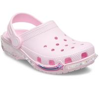 Clog CROCS "Classic Star Sparkle Clog K", Kinder, Gr. 37, rosa, Croslite™, Glitzer, Schuhe, Freizeitschuh, Sandale mit coolem Motiv (27372143-37) rosa