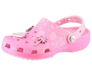 Clog CROCS "Mattel Pink Barbie", Damen, Gr. 42, rosa (pink), Croslite™, Schuhe Clog, mit Barbie Applikationen (16181501-42)