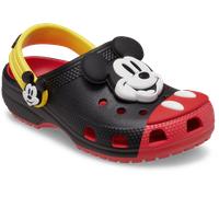 Clog CROCS "Mickey Mouse Classic Clog T", Mädchen, Gr. 27, multi, mickey mouse, Croslite™, kontrastfarbene Details, Schuhe Clog, Sommerschuh, Strandschuh, Hausschuh mit Fersenriemen (20973900-27) mult