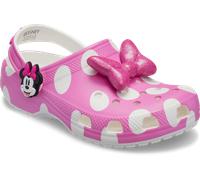 Clog CROCS "Minnie Mouse Classic", Mädchen, Gr. 22, pink multifarben, Croslite™, kontrastfarbene Details, Schuhe Clog, Sommerschuh, Hausschuh, Strandschuh mit schwenkbarem Fersenriemen (30179801-22) p