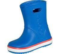 Clog CROCS "RainBoot Kids", Mädchen, Gr. 33, bright cobalt, flame, Obermaterial: 100% Sonstiges Material (Ananasfaser) AM_PF ., Schuhe Clog (90062354-33) bright cobalt, flame