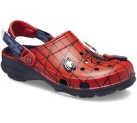 Clog CROCS "Spider Man All Terrain Clog K", Mädchen, Gr. 34, blau (navy, rot), Croslite™, kontrastfarbene Details, Schuhe Clog, Sommerschuh, Sandale, Kinderschuh mit Spider-Man Motiv (77611269-34) nav