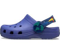 Clog CROCS "Toddler Classic Imagination Lights Backstrap Clog", Kinder, Gr. 24, blau, Croslite™, Schuhe Clog, Babyschuh, Kindergartenschuh, Blinkschuh mit Weltraum-Motiv (88111642-24) blau
