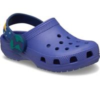 Clog CROCS "Toddler Classic Imagination Lights Backstrap Clog", Mädchen, Gr. 25, blau, Croslite™, Schuhe Clog, Babyschuh, Kindergartenschuh, Blinkschuh mit hübschen Motiven (88111642-25) blau