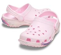 Crocs Unisex Kinder Classic Star Sparkle Shaker Clog T Clog, Pink Milk, 25/26 EU