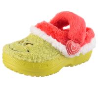 Clog CROCS "Toddler The Grinch Classic Lined Clog", Kinder, Gr. 22, multifarben, Croslite™, Textil, Basic, Schuhe Clog (71888642-22) multifarben