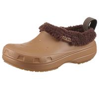 Clog CROCS "Classic Lined Clog Shorty", Herren, Gr. 38, braun, Croslite™, Schuhe, Regenschuh, Outdoorschuh, Hausschuh mit Warmfutter (49636710-38) braun