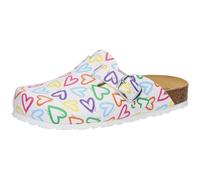 LICO Damen Clogs Bioline Clog Print 37 weiß