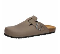 Clog Herren Schnallen grau LICO Bioline Clog Soft - Grau / 41