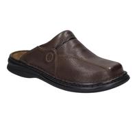 Clog JOSEF SEIBEL "Klaus, brasil/schwarz", Damen, Gr. 43, braun (brasil, schwarz), Obermaterial: 100% Rindsleder Leather cow., Schuhe Clog (47171947-43) brasil, schwarz