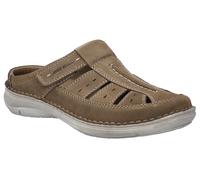 Clog JOSEF SEIBEL "New Anvers 76", Herren, Gr. 40, beige (sand), Leder, Schuhe Clog, Hausschuh, Sabot, Freizeitschuh in extraweiter Form (19934241-40) sand