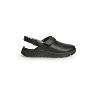 ABEBA 810020 - Unisex Schuhe - ACTIVE Clog SRC - Perforiertes Design - EU 36 - Schwarz - Futtermaterial: Stoff - Mit Klettverschluss