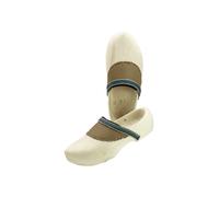 Clog POTTHOFF "Holzschuhe mit Lederbesatz", Damen, Gr. 47, braun (holzfarben), Obermaterial: 100% Holz Wood., Schuhe Clog (21897748-47) holzfarben