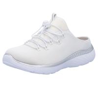 Clog RIEKER, Damen, Gr. 36, weiß, Textil, unifarben, sportlich, Schuhe, Schlupfschuh, Sommerschuh, Hausschuh mit MemoSoft-Ausstattung (60590006-36) weiß