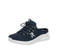 Clog RIEKER, Damen, Gr. 42, nachtblau, Textil, Schuhe Clog, Sabot, Sommerschuh, Hausschuh mit MemoSoft-Innensohle (94808062-42) nachtblau