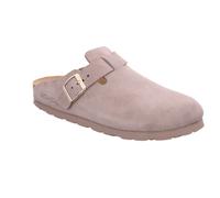 Clog ROHDE "ALBA", Damen, Gr. 36, hellbeige, Veloursleder, unifarben, Schuhe Clog, Mules, Hausschuh mit leichter Laufsohle in Weite G (50648645-36)