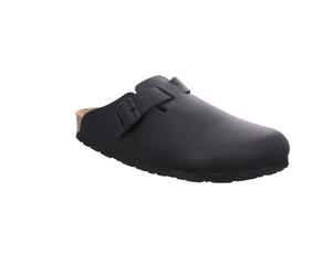 Clog ROHDE "Grado", Kinder, Gr. 47, schwarz, Leder, Basic, Schuhe Clog, Pantoffel, Hausschuh, Wohlfühlschuh mit Schnalle (70937703-47) schwarz