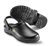 Clog SIKA Fusion offen schwarz Gr. 42 mit Riemen ohne Stahlkappe