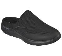 Clog SKECHERS "SUMMITS", Herren, Gr. 42, schwarz, Textil, Schuhe Clog, Sommerschuh, Schlappen, Urlaub, im sportiven Look, Topseller (90561769-42) schwarz