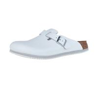 Birkenstock Clog Boston Super Grip, Naturleder, weiß, Weite schmal, Größe 43