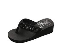 Clogs Hausschuhe Badeschuhe Zehentrenner Pantoletten Sandalen Trekking Sandalen Bade Sandalen Flops Offroad Sneaker Erholungsschuhe Pantoffeln (36,Schwarz)