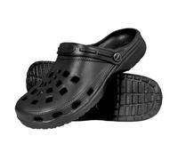 Clogs mit Fersenriemen schwarz 39