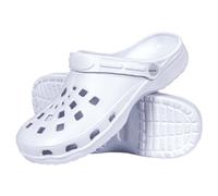 Clogs mit Fersenriemen weiß 41