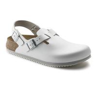 Birkenstock Clog Tokio Super Grip, Naturleder, weiß, Weite normal, Größe 41