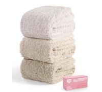 CLOSEMATE 3 Paar Flauschige Kuschelsocken Damen Bettsocken aus Korallenfleece Dicke warme Plüschsocken Schlafsocken Weiche bequeme Flauschsocken im Winter 35-42 1Hellaprikot 1Aprikot 1Dunkelaprikot