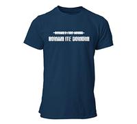 clothinx Brian Romani ITE Domum - Römer geht nach Hause | Tolles Geschenk für Latinisten Latein Lehrer und Kino-Fans | Kult Design Zum Beliebten Filmklassiker Herren T-Shirt Navy Gr. S