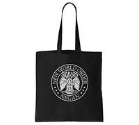 clothinx TWD - Negan New World Order | Neue Welt Ordnung - Horror Serien Design Stoff-Tasche Schwarz