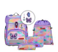 CLOUD FLASH Schulranzen Set 5tlg Butterfly Luna-mehrfarbig