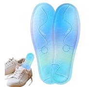 Cloud Soles for Men, Cooling Breathable Insoles, Soft Cushion Foot Pads, Shock Absorbing Arch Support, for Hiking Boots, Running, Cycling, Basketball, Dress Shoes and More