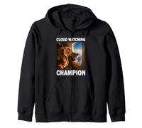 Cloud Watching Champion Golden Retriever Flugzeug Reise Kapuzenjacke