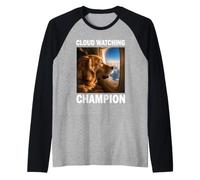 Cloud Watching Champion Golden Retriever Flugzeug Reise Raglan