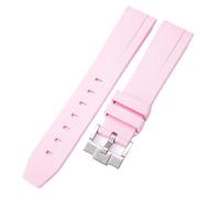 Clouism Armband für Omega Swatch MoonSwatch, gebogenes Ende, Silikon-Gummi-Armband, für Herren und Damen, Sportuhrenarmband, Zubehör, 20 mm