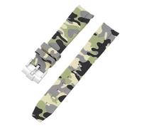 Clouism Armband für Omega Swatch MoonSwatch, gebogenes Ende, Silikon-Gummi-Armband, für Herren und Damen, Sportuhrenarmband, Zubehör, 20 mm
