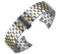 Clouism Präzisionsstahl-Uhrenarmband für Tissot T122 Carson Zhenme 1853 Herren T122410a T122407A T122207A Handgelenkband, 20 mm, 20mm, Azetat, Kein Edelstein