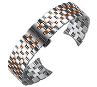 Clouism Präzisionsstahl-Uhrenarmband für Tissot T122 Carson Zhenme 1853 Herren T122410a T122407A T122207A Handgelenkband, 20 mm, 20mm, Azetat, Kein Edelstein
