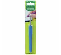Clover Häkelnadel, Plastic, blau, 5 mm Größe