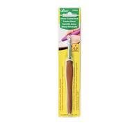 Clover Häkelnadel CL1049 – Kunststoff, braun – 6